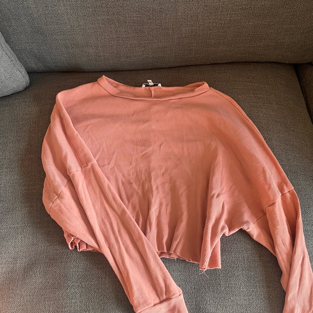 Women's Pink Cropped Top